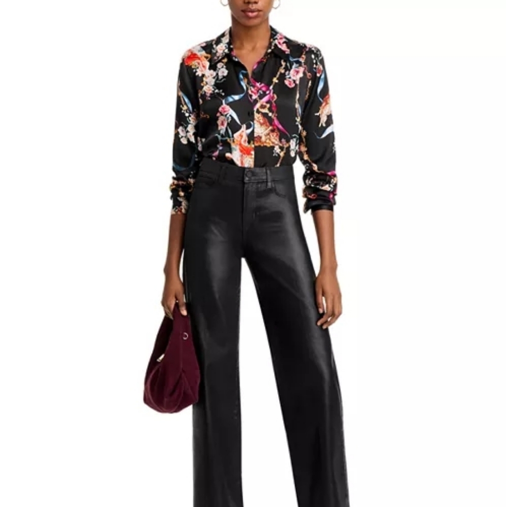 L’Agence Tyler Silk Blouse Women’s - Picture 5 of 8